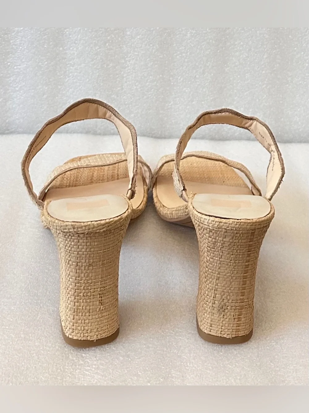 Dolce Vita Heeled Mule Sandals Light Natural size 13